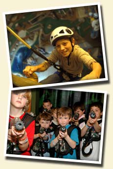Climbing and Laser Tag Field Trips