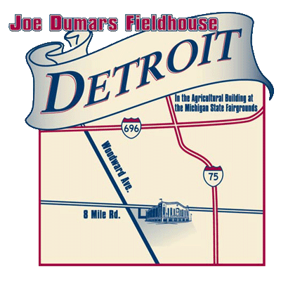 Map and Directions to Joe Dumars Fieldhouse Shelby Township Michigan